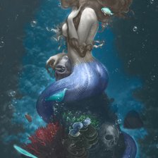 Схема вышивки «Русалка 2»