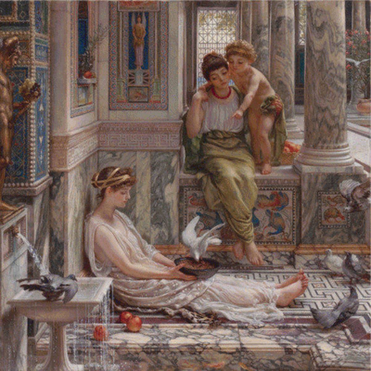 №2353639 - the corner of the villa, edward poynter, 1889 - предпросмотр