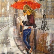 Схема вышивки «Влюбленные»