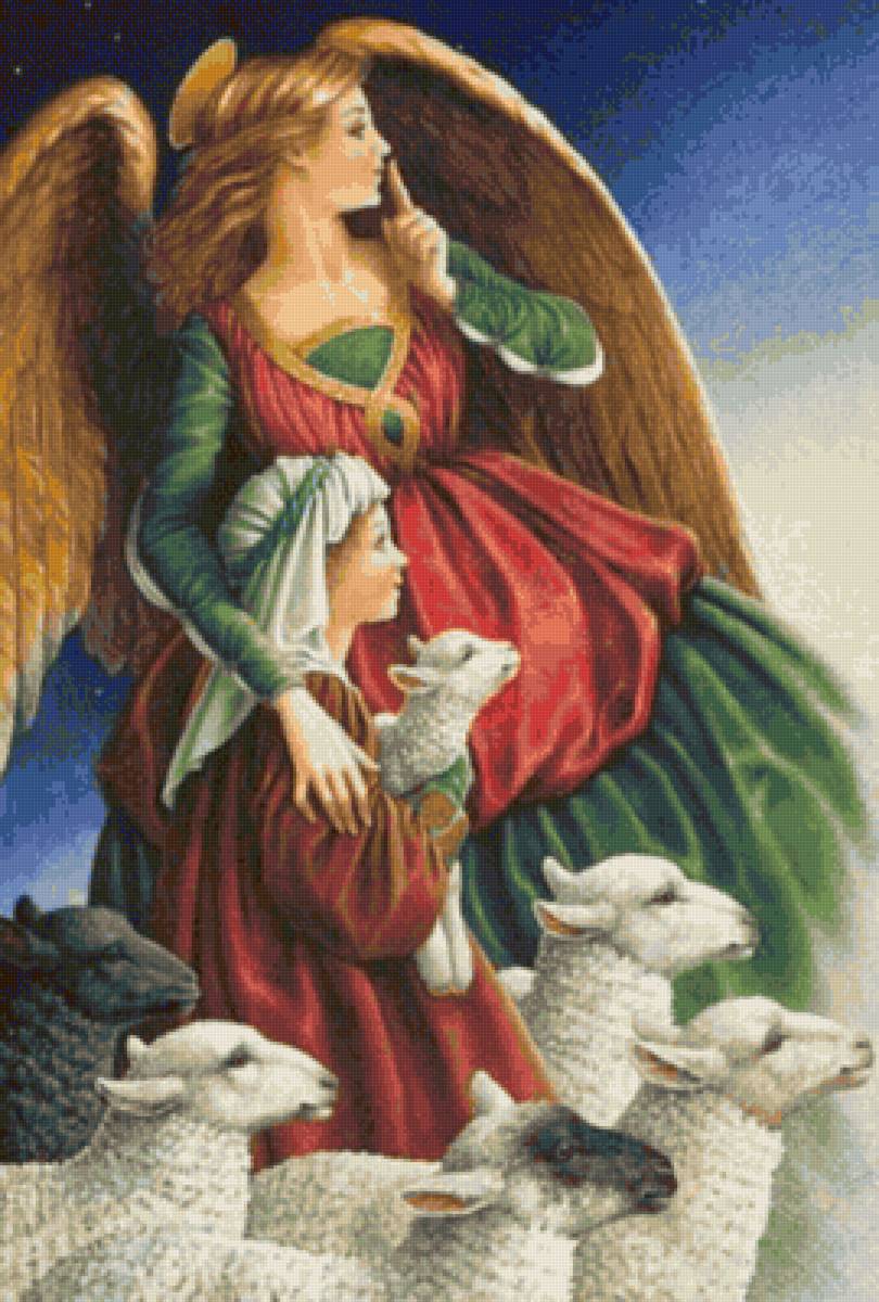 un angel - navideño - предпросмотр