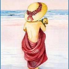 Схема вышивки «MIRANDO EL MAR 6»