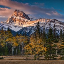 Схема вышивки «горы»