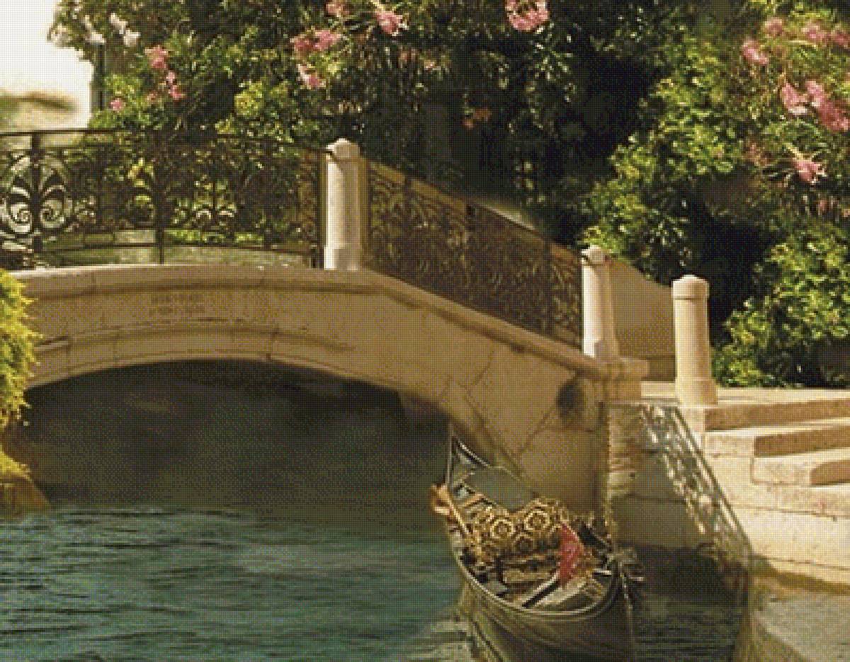 Венеция . схема№4 продолжение - канал, венеция, город - предпросмотр