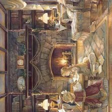 Схема вышивки «ТРИША РОМАНС. РОЖДЕСТВЕНСКАЯ ИСТОРИЯ-1»