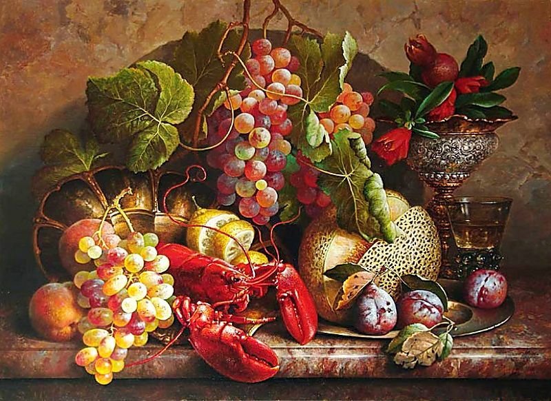 натюрморт с раком - оригинал