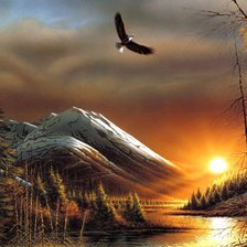 Схема вышивки «Величие природы»