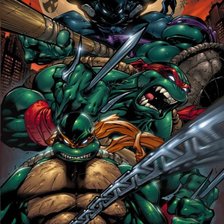 Схема вышивки «TMNT»