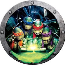 Схема вышивки «TMNT»
