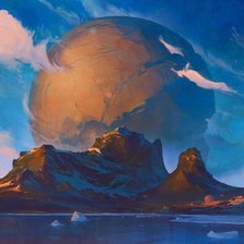 Схема вышивки «Космос»