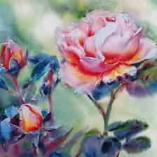 Схема вышивки «цветы»