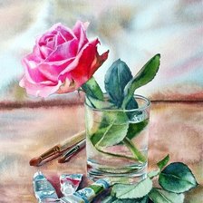 Схема вышивки «розы»