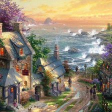 Схема вышивки «peisaj;»