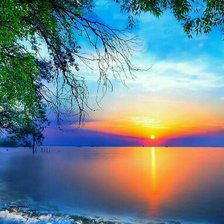 Схема вышивки «Закат»