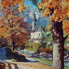 Схема вышивки «пейзаж»