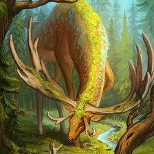 Схема вышивки «Бог леса-1»