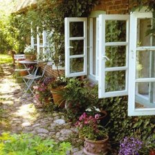 Схема вышивки «Домик»