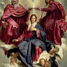 Схема вышивки «ДИЕГО ВЕЛАСКЕС. КОРОНАЦИЯ БОГОРОДИЦЫ»