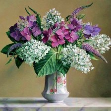 Схема вышивки «Boque de flores.»