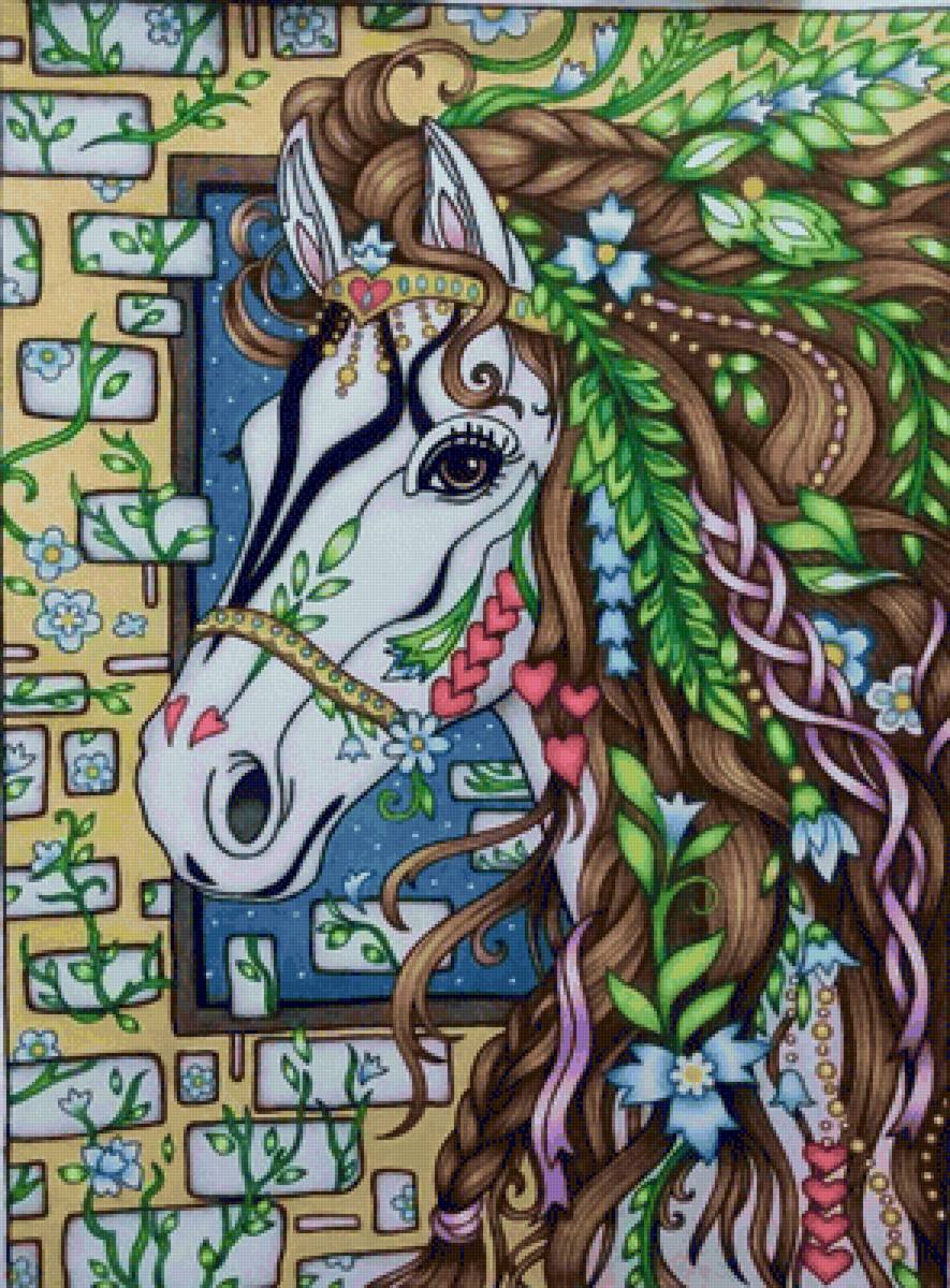 Cavalo. - animais. pintura. - предпросмотр