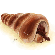 Схема вышивки «ХАРУНА МАКПРО. РОЖОК С ШОКОЛАДОМ»