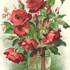 Схема вышивки «Розы»