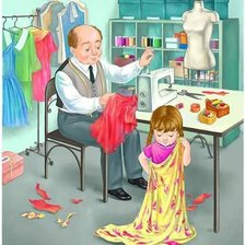 Схема вышивки «abuelo sastre»