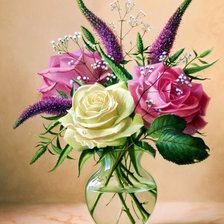 Схема вышивки «Boque de flores.»