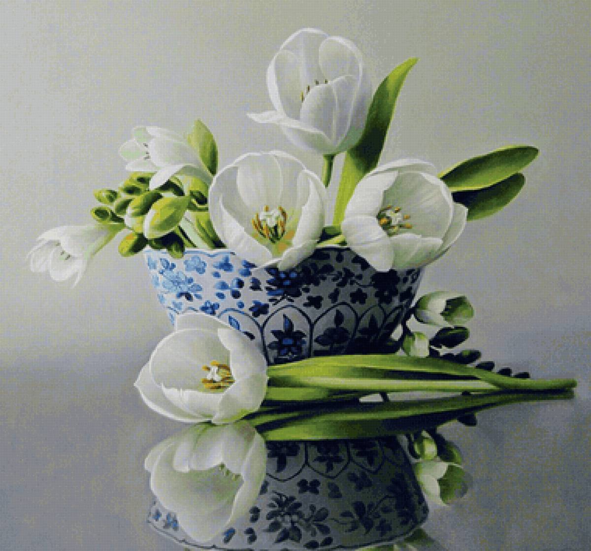 Boque de  tulipas. - flores. - предпросмотр