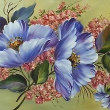 Схема вышивки «Цветы»