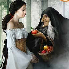 Схема вышивки «Белоснежка»