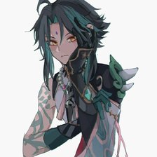 Схема вышивки «Сяо»