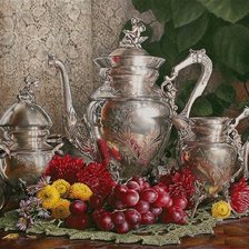 Схема вышивки «argintarie»