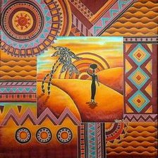 Схема вышивки «афринанский орнамент»