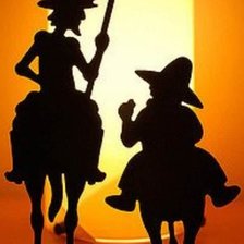 Схема вышивки «дон кихот и санчо»