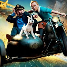 Схема вышивки «Приключения Тинтина»