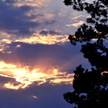 Схема вышивки «ЛЕТО, ЗАКАТ, ПРИРОДА»