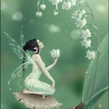 Схема вышивки «Lilly of the valley»