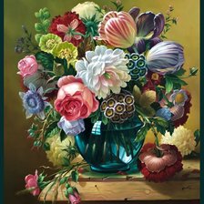 Схема вышивки «pekna kytica»