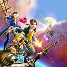 Схема вышивки «мультфильм, Планета сокровищ»