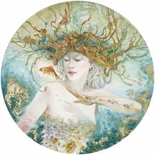 Схема вышивки «Русалка»