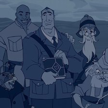 Схема вышивки «МУЛЬТФИЛЬМ, АНТЛАНТИДА»