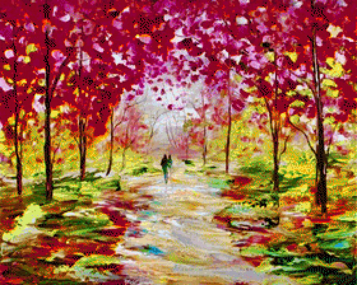 Cherry Blossom - cherry, trees - предпросмотр