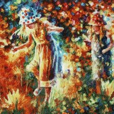 Схема вышивки «Две сестры»