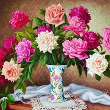 Схема вышивки «Boque de rosas»