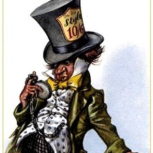 Схема вышивки «шляпник»