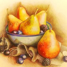 Схема вышивки «Фрукты»