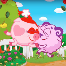 Схема вышивки «Бараш и Нюша»