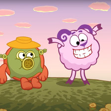 Схема вышивки «Бараш и Копатыч»