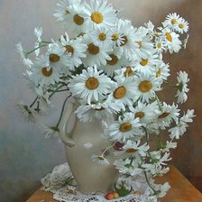 Схема вышивки «Boque de camomila.»