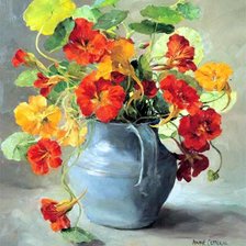 Схема вышивки «яркий букет»